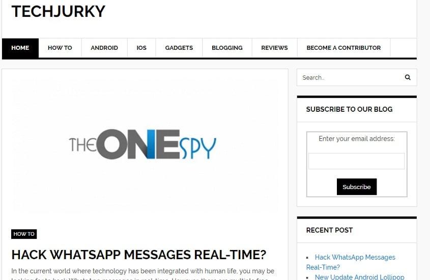 Guest Post on Techjurky.com