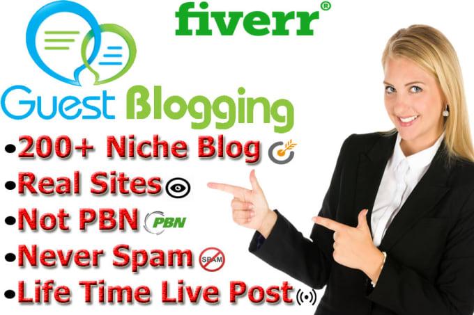 Provide you Guest Post On 40-50+ DA High Quality Websites