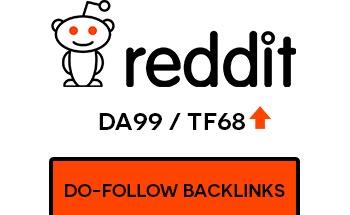 Super Powerful DA99 Niche Relevant Reddit Backlinks Google Index Guarantee