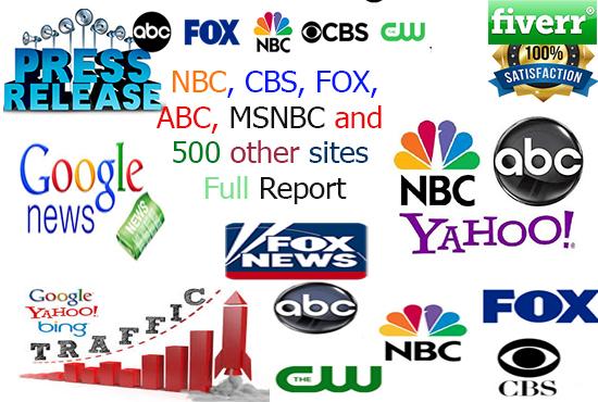 write press release with press release distribution 