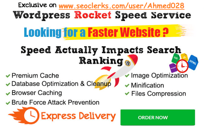  I will speed up your wordpress website in 24hr 