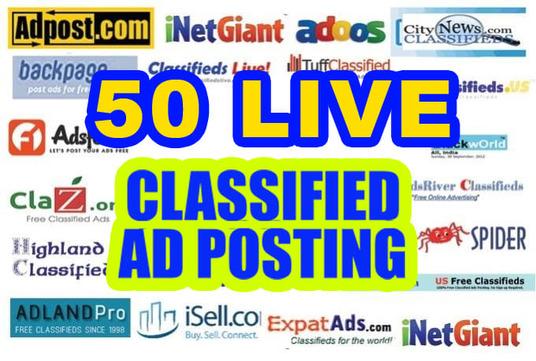 50 clickable classifieds add advertising demand on Client zone like USA, UK, CANADA 