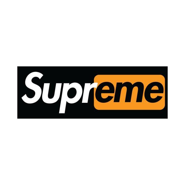 supreme logo with whatever text you like 