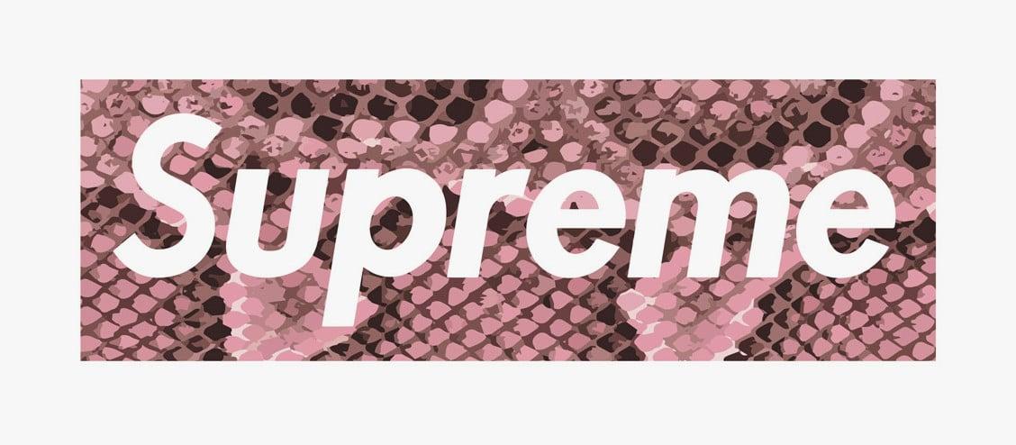 supreme logo with whatever text you like 