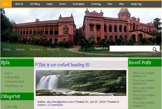 A beautiful any type of website made by HQ unique coding system for you