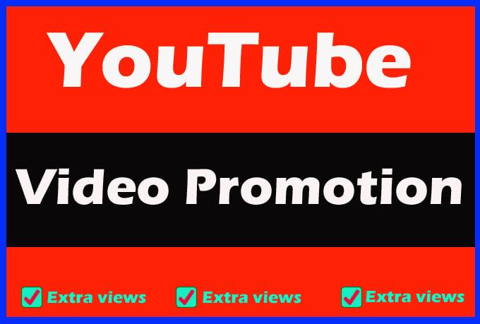 Organic YouTube video promotion social media 