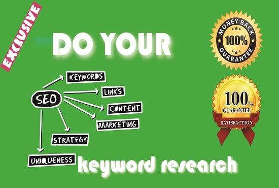 DO KEYWORD RESEARCH FOR RANK #1 IN GOOGLE