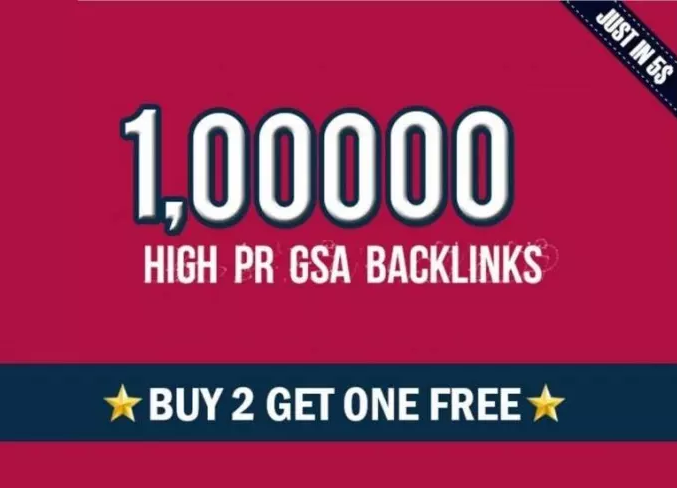  Build High Quality Dofollow 100k Gsa Backlinks For Higher Ranking