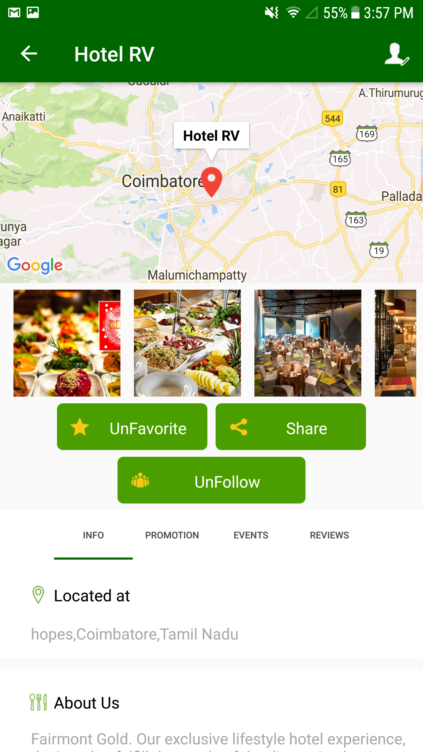 Hotels And Restaurants Finder App - Website & Native Android script