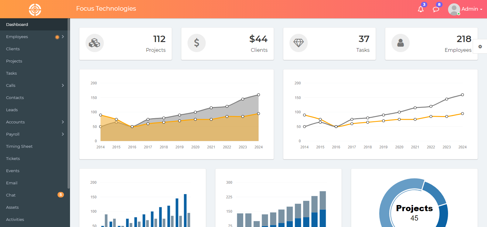 SmartHR - Bootstrap Admin Panel Template