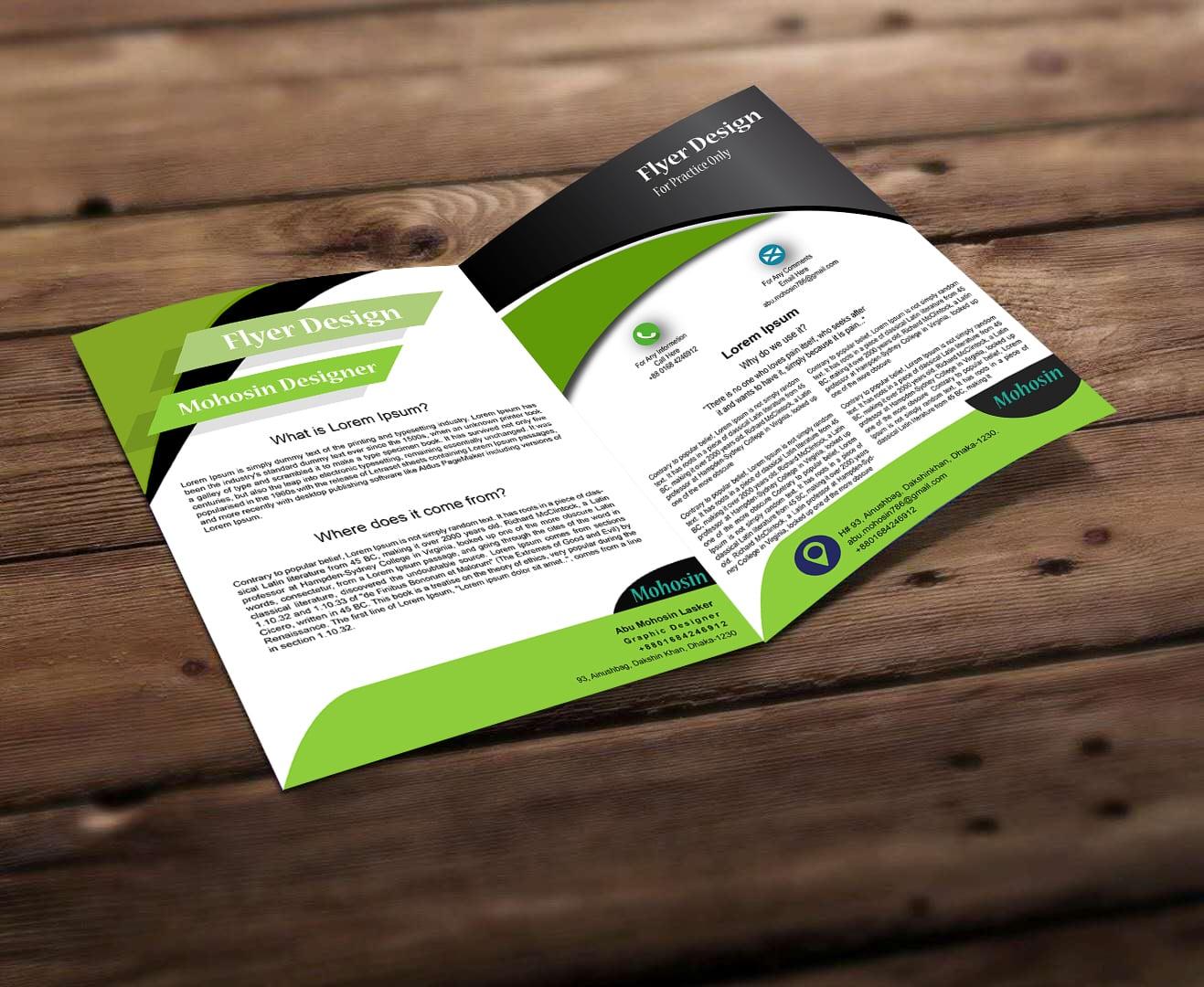 Create a creative Flayer Designe