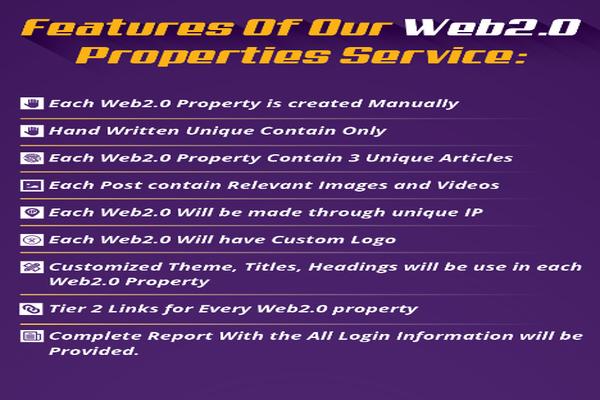 Provide High Quality Multi Pages And Affortable WEB 2.0