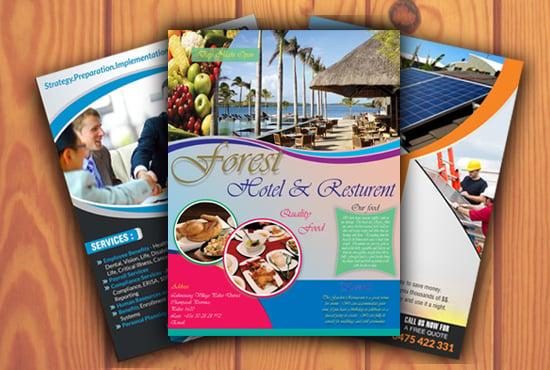 Flyer, Brochure and Poster Design Service
