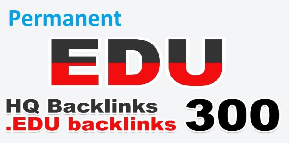Provide 300+ HQ .EDU Backlinks For Your Website Top Ranking 