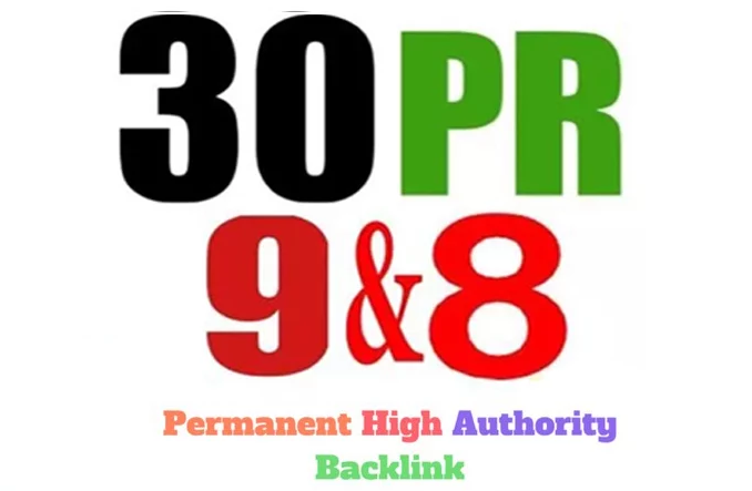 30 PR9 DA 80UP SEO Profile backlinks 