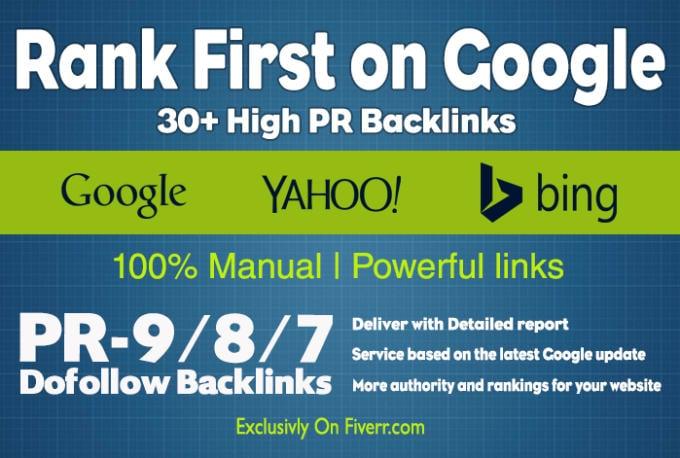 make 300 SEO high quality premium backlinks rank on search result 