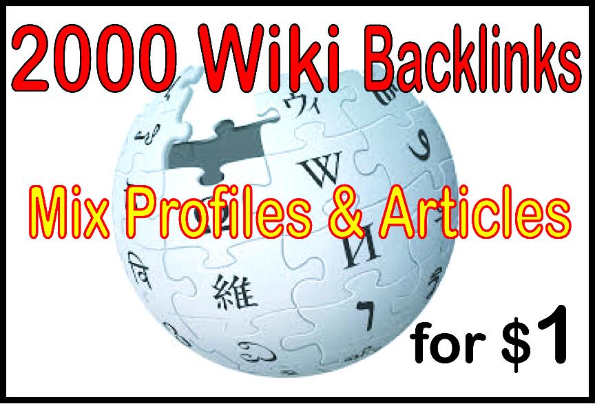 do 3500 Wiki Article Backlink from High Authority Site