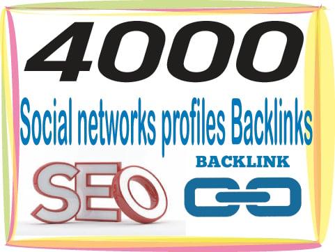 Rank On Google with 4000 Social networks Backlinks