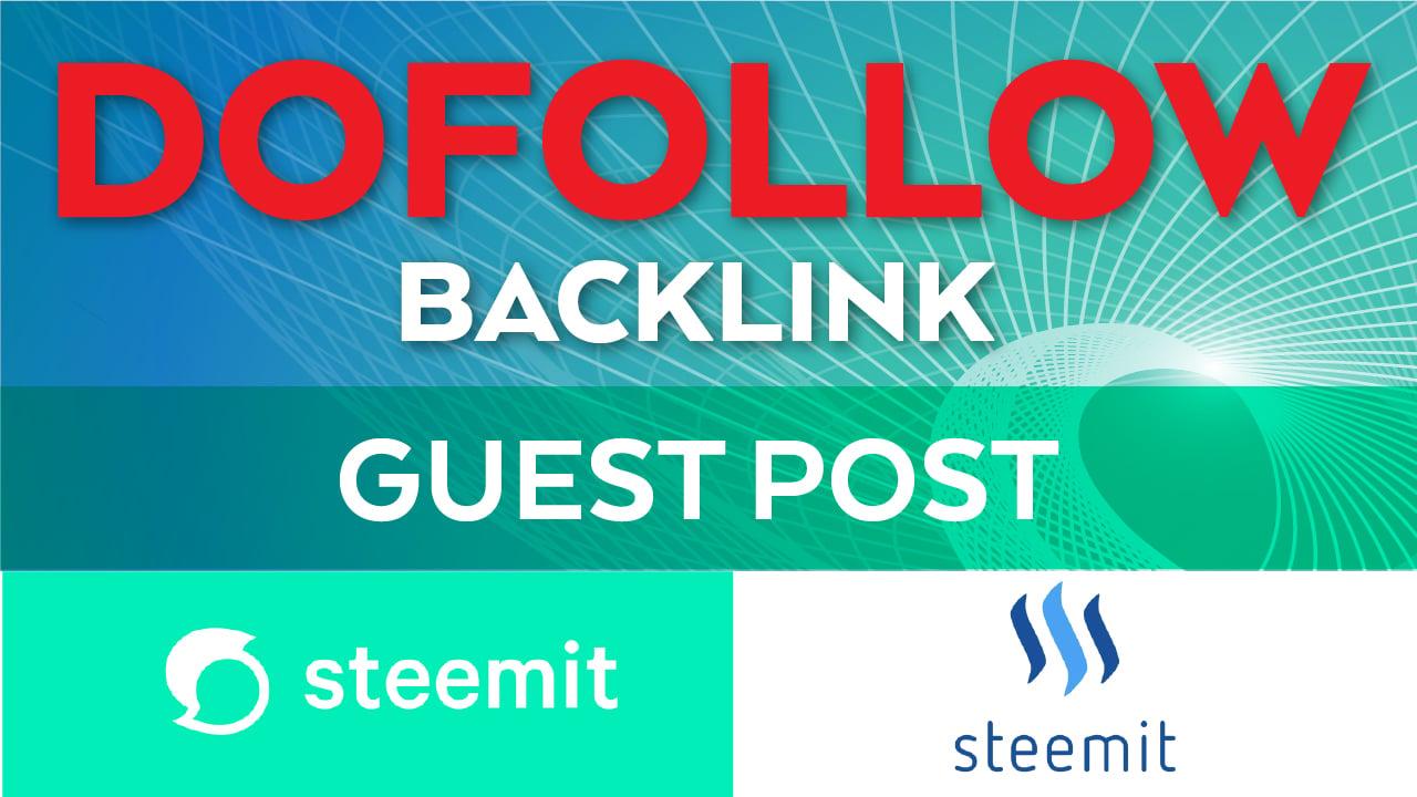 [DO FOLLOW] Guest Post on Steemit . com - With Real Followers 