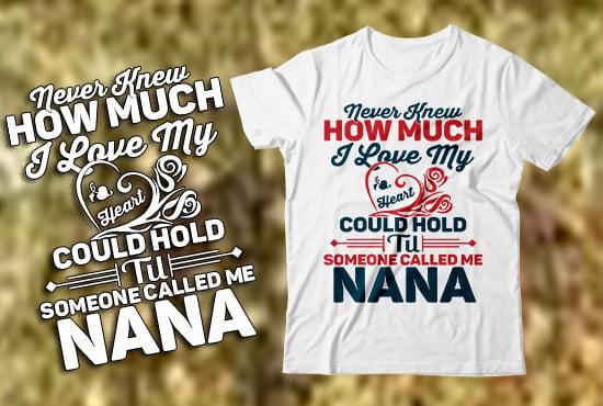 Create Custom Typographic T Shirt Only 6 Hours