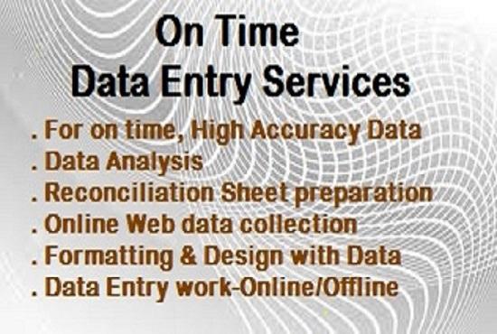 I want to do any type of Data Entry, Data Analysis, Web Mining, Copy Paste Works for 4 hours.
