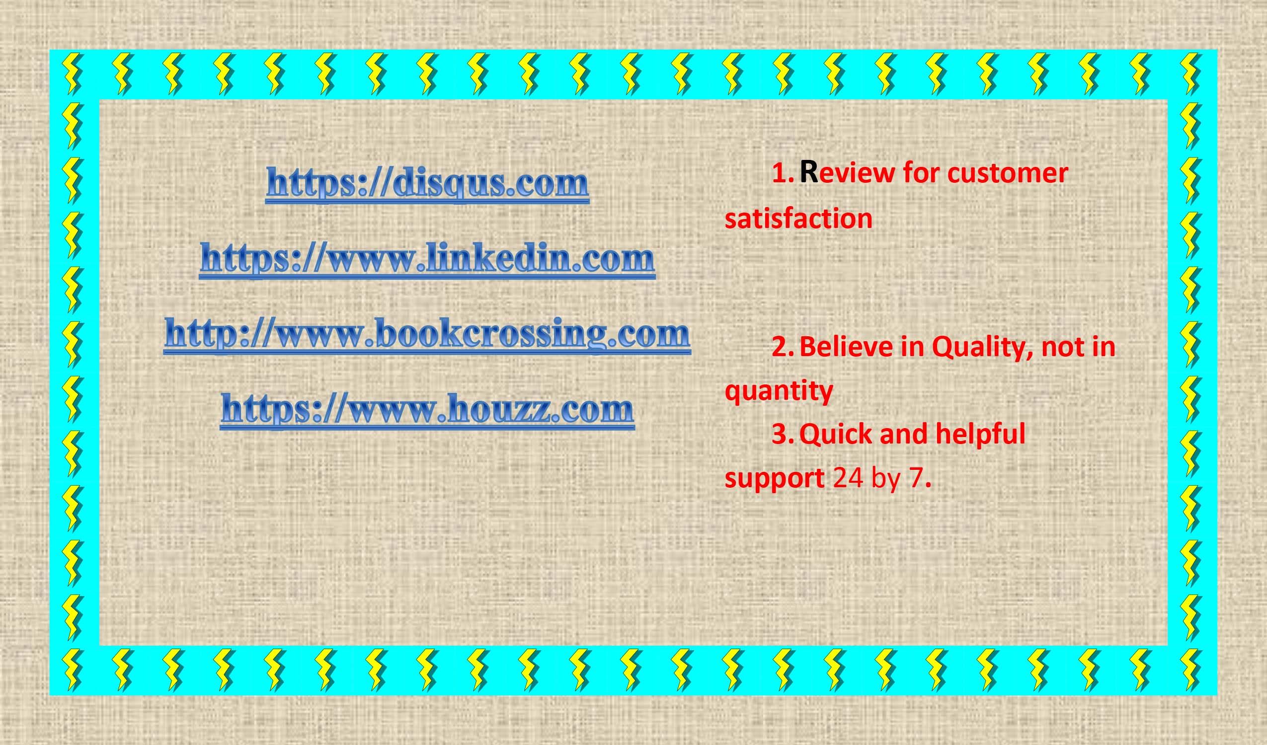 50 Manual DOFOLLOW Profile Backlinks with PR7-PR10,60+ DA