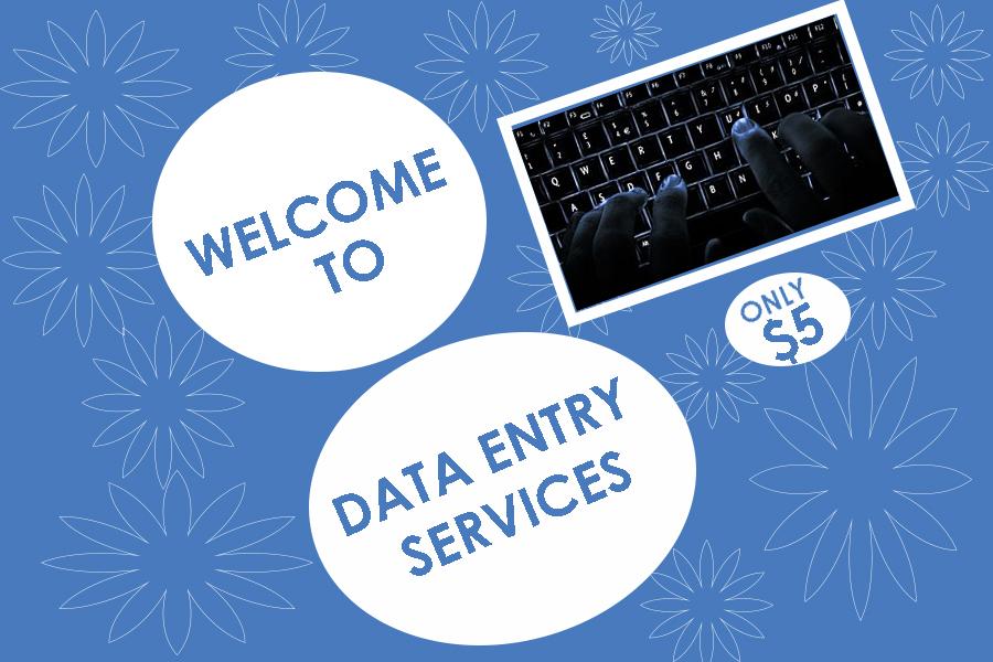 To provide three hour of data entry work