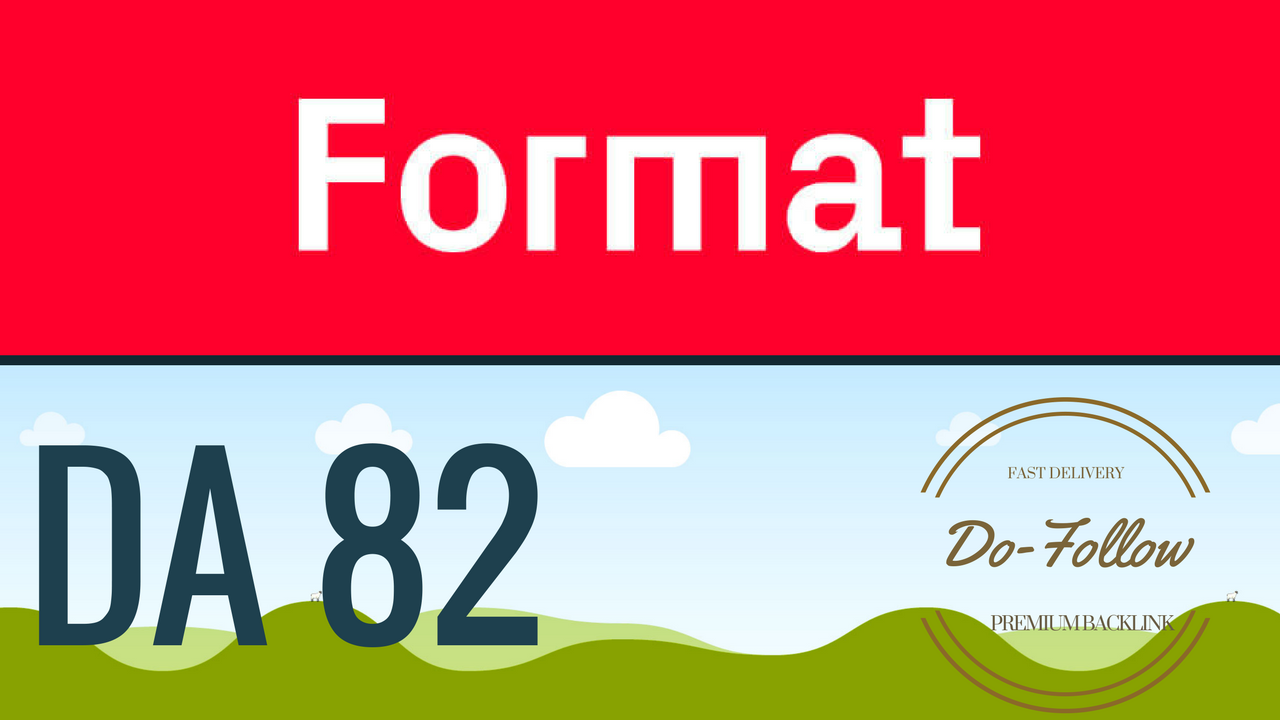 Write a Guest Post On Format.com DA 87