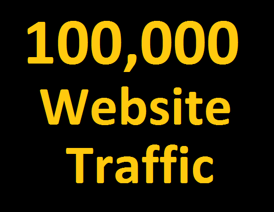 100,000 Website traffic+ google analytics traceable + Keyword targeted 