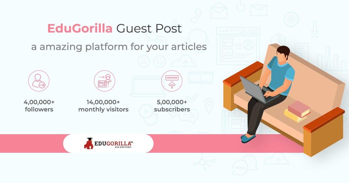 Guest post service on EduGorilla Community 