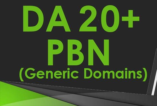 [RELAUNCHED] Create 6 DA 20-30+ Guaranteed Homepage PBN Post Backlinks
