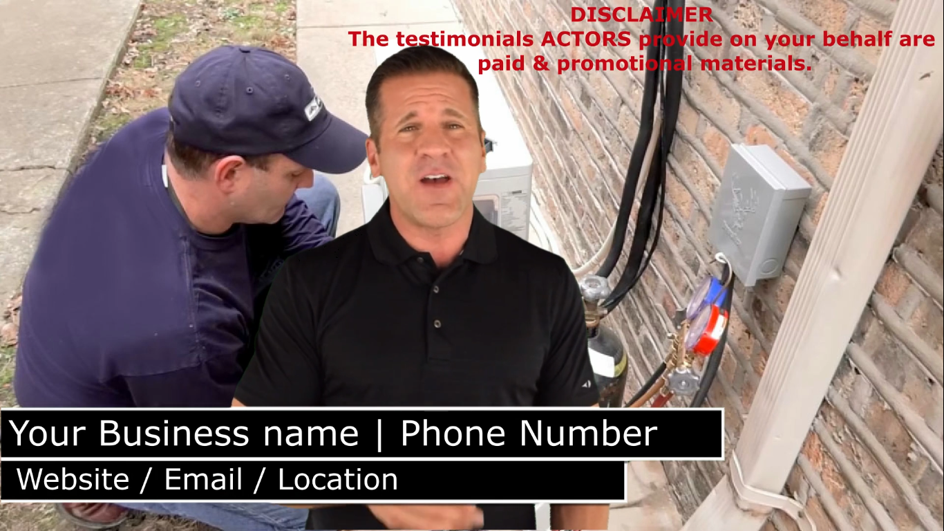 HVAC Spokespersons Promotional Video (pre-Recorded)