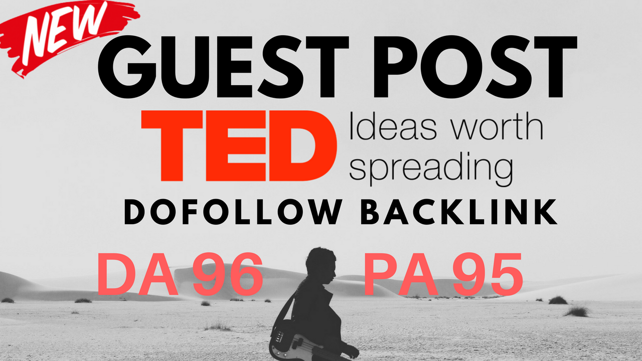 publish a Guest Post On TED.com DA 96
