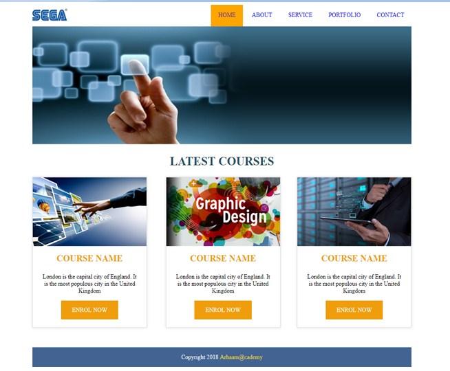 Need to design a smart and nice looking simple website