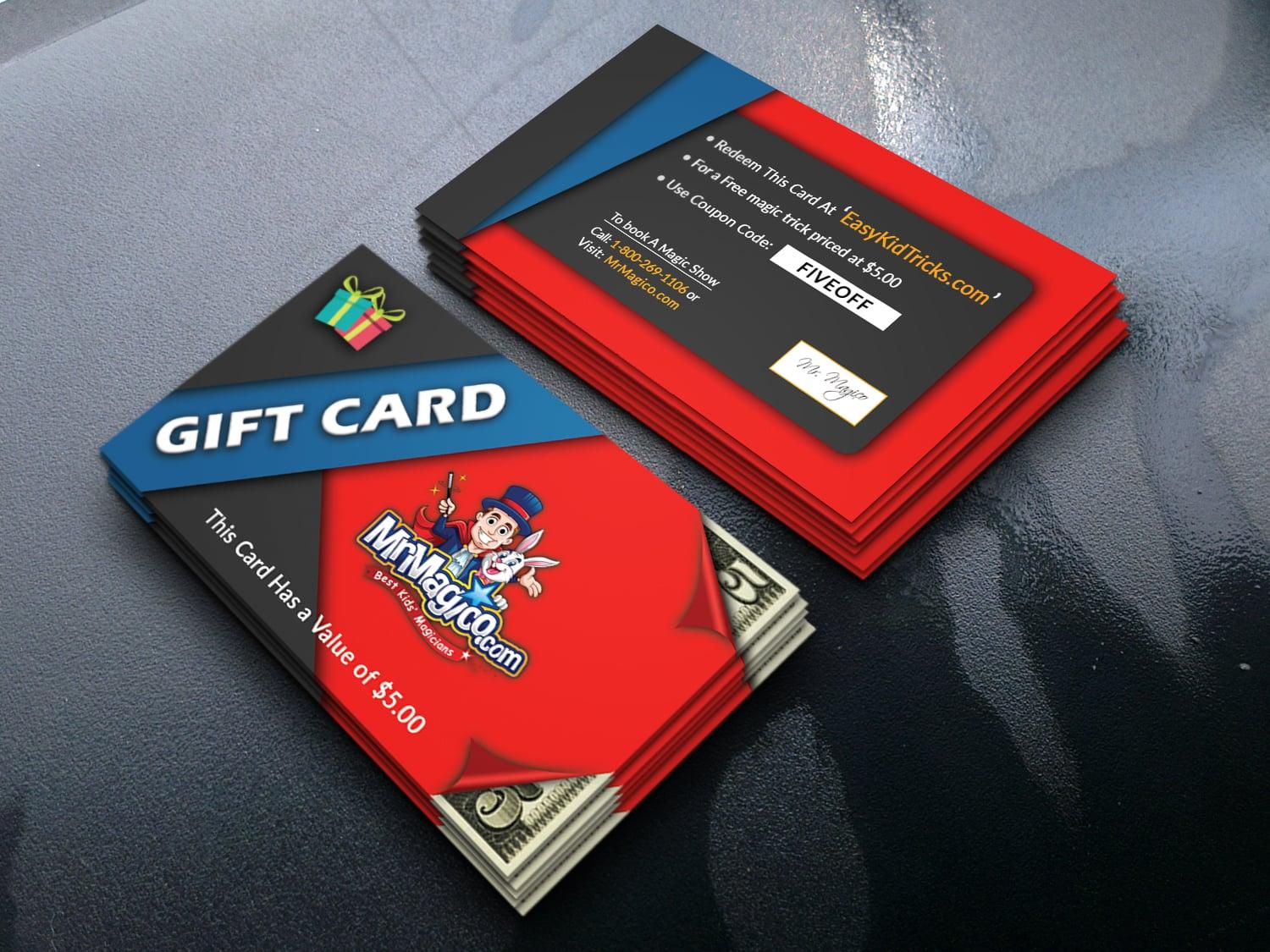 Design Loyalty, Gift Card, Amazon, Shopify Cards And Vouchers