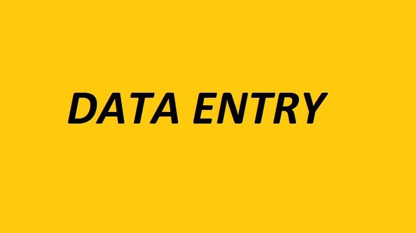 Better Data entry work for you