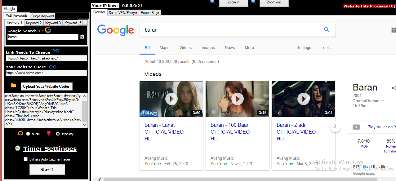 WYCP - Google Search Ranker V1.0