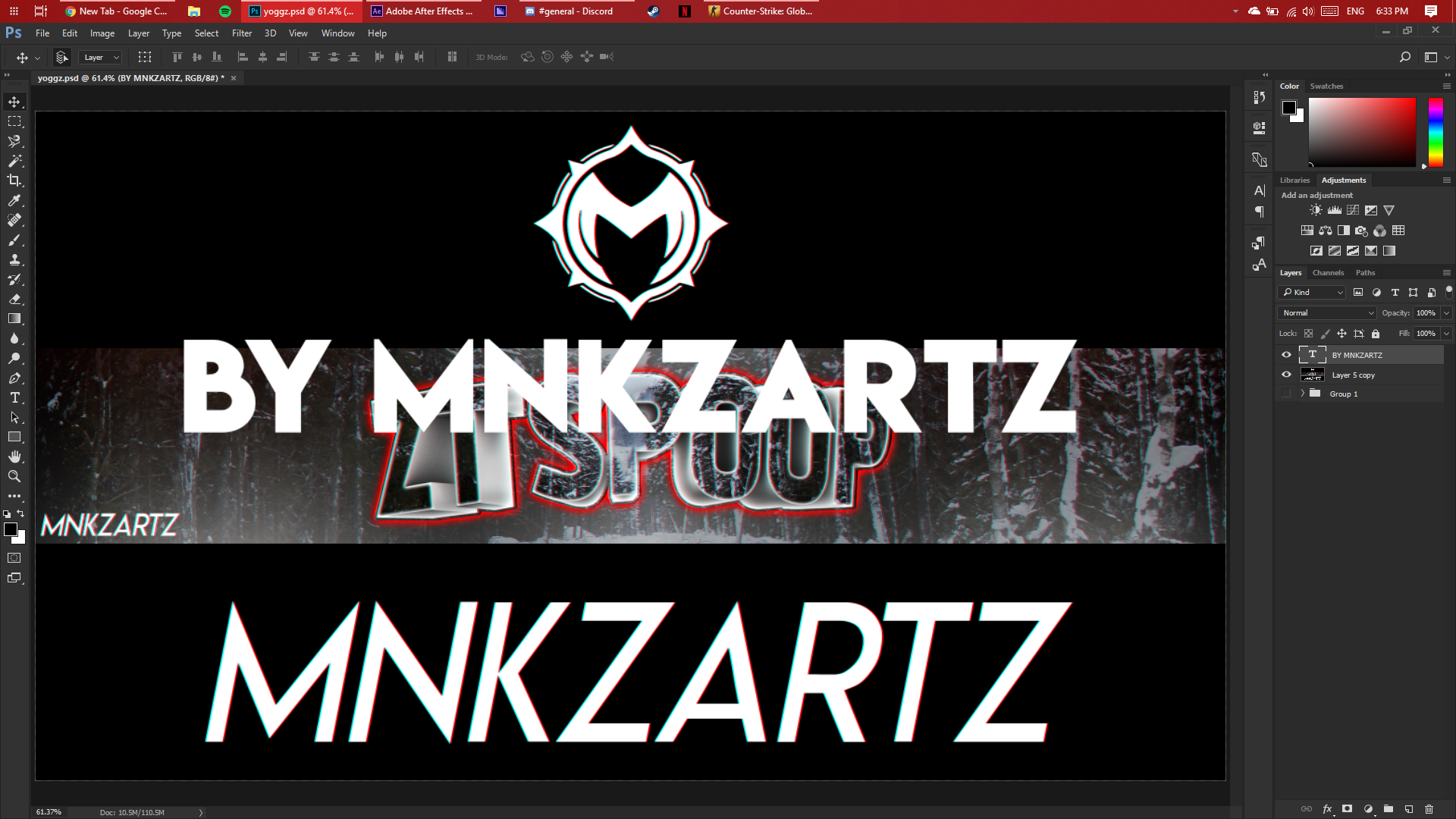 your banner (purchase here)