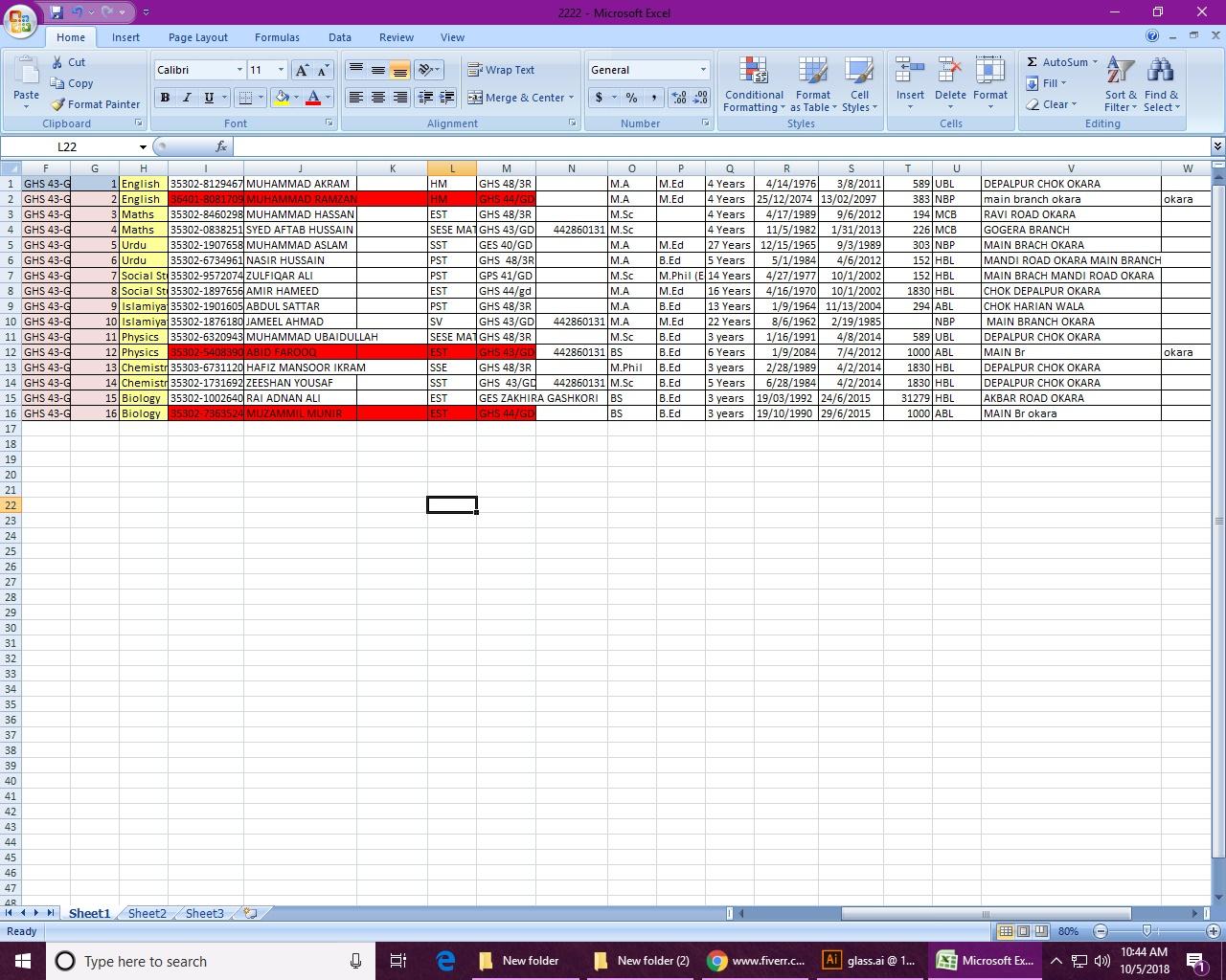 Virtual Assistant, MS-Office convert PDF, Fillable PDF, CSV, Excel, word