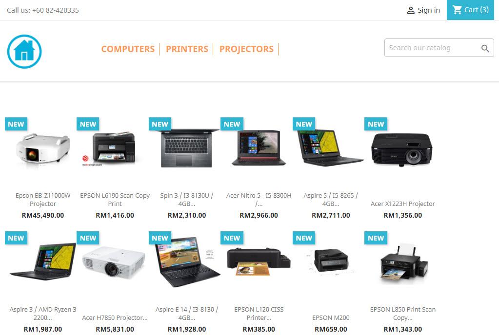 Great looks Prestashop 1.7.4.2 classic template improvement - better than expensive template