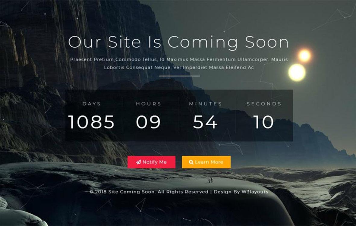  create wordpress coming soon landing page