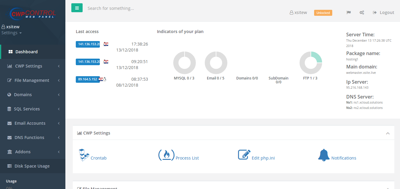 1 year 3 subdomains web hosting - no domain needed - 3 websites