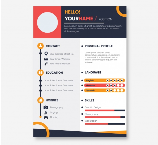Design Amazing and professional Cv RESUME + Free Business Card 100%