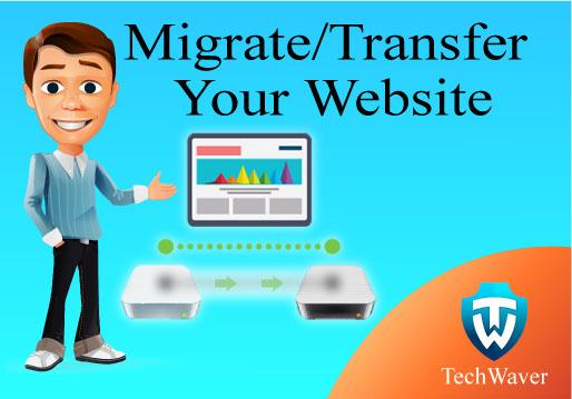 Migrate/transfer your website into new hosting,domain within 1-3 hours
