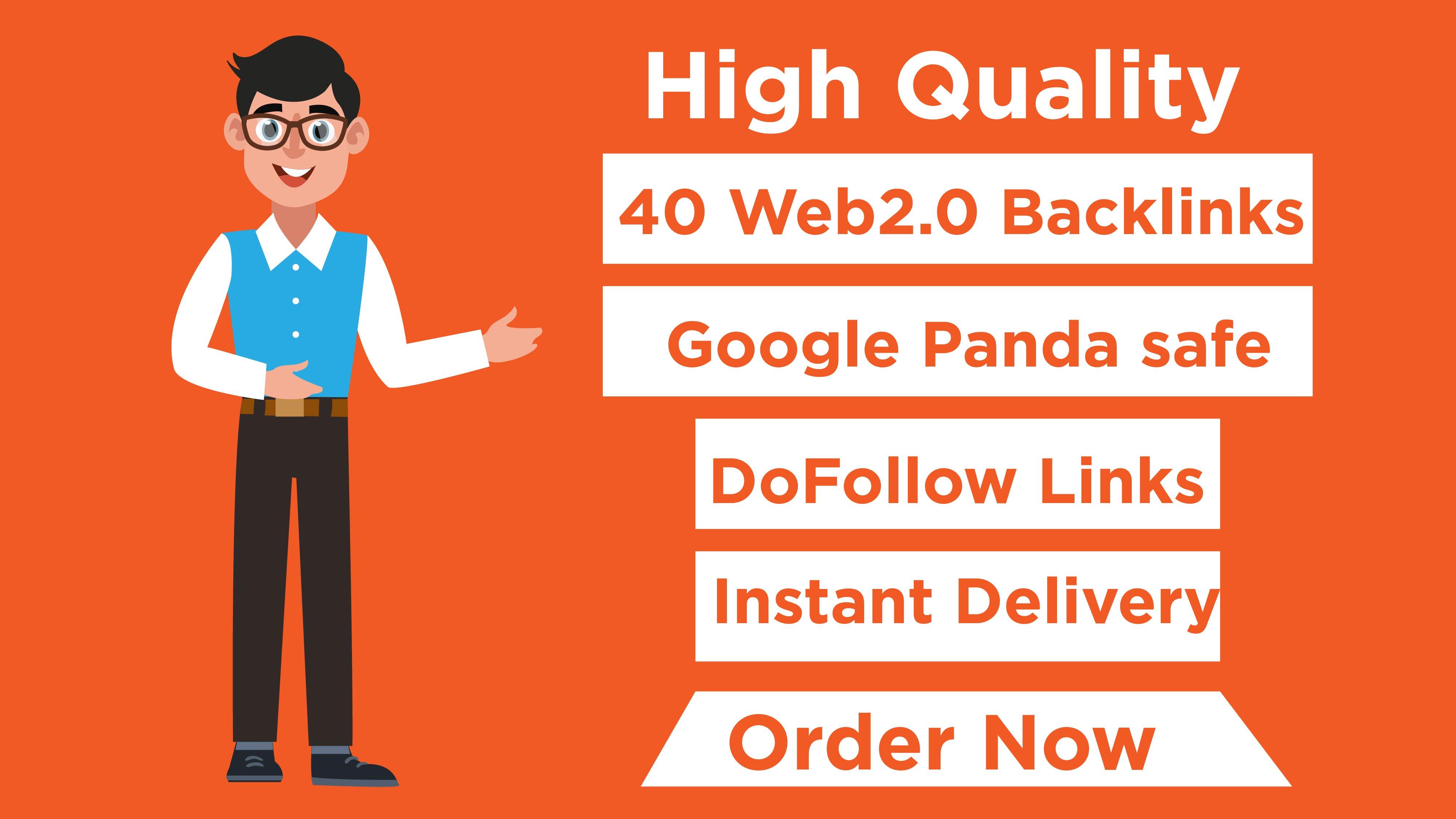 High Authority  Web 2.0 Contextual Backlinks