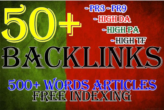 High PR DA Portuguese seo backlinks with keyword related content