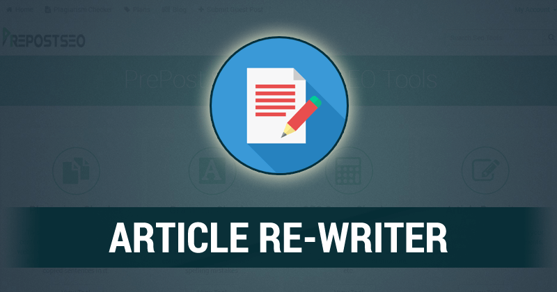 Article or Blog Spinning with in 1h