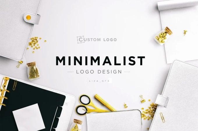 do modern minimal and luxury logo design