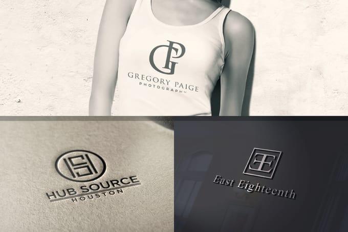 design awesome monogram logo and initial letter