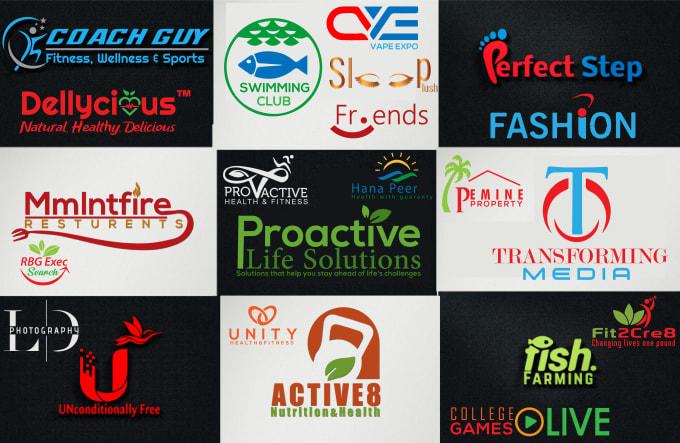 design 3d fitness, real estate ,tech ,fashion and other logo